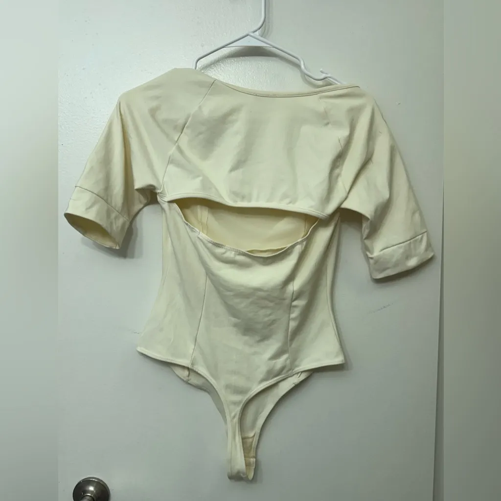 Free People Everly Square Neck Bodysuit | Women’s Fitted Stretch Top - Image 6