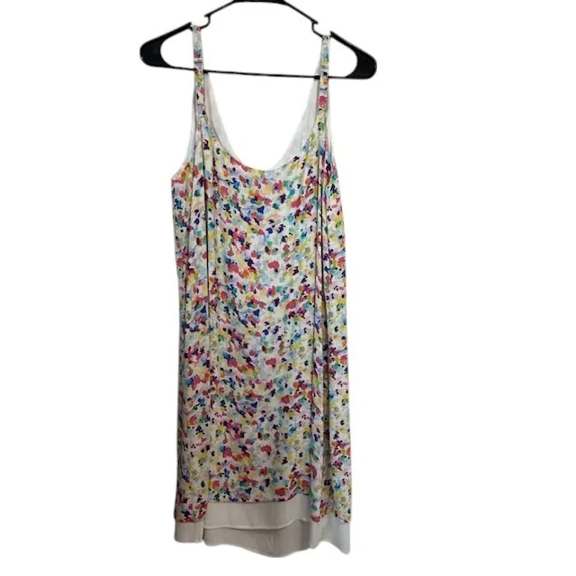 CABi‎ #321 Meadow Ditsy Watercolor Sleeveless Floral Print Sundress Size Med - Image 3