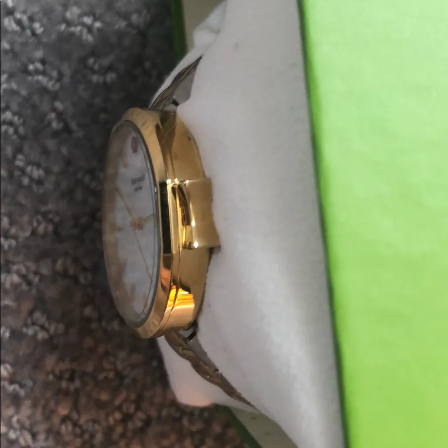Kate Spade Park Row Mother of Pearl 2 tone watch - Image 4