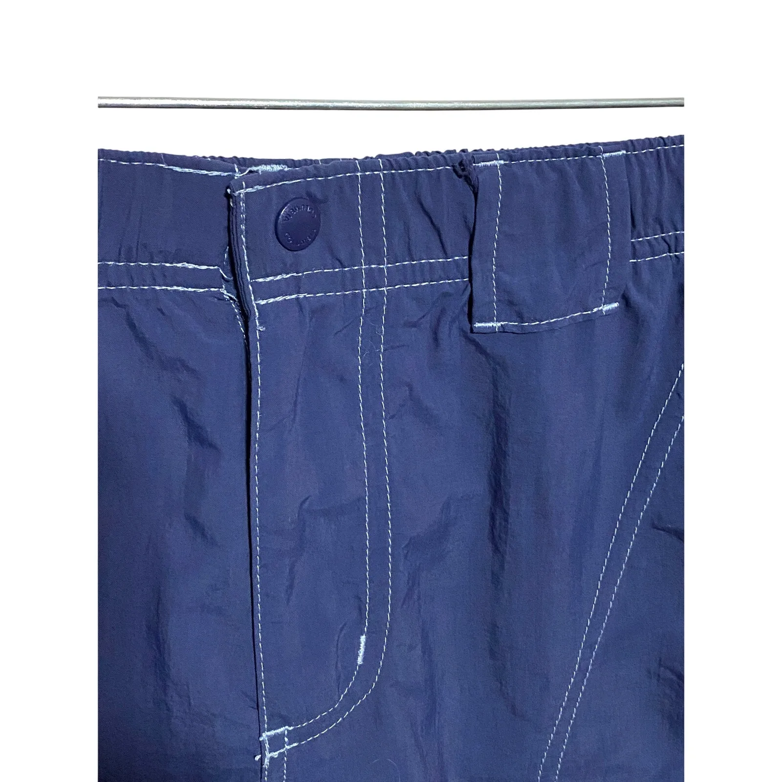 Columbia Blue Cargo Shorts Womens XL Outdoors Gorpcore Athleisure Hiking Sporty - Image 3