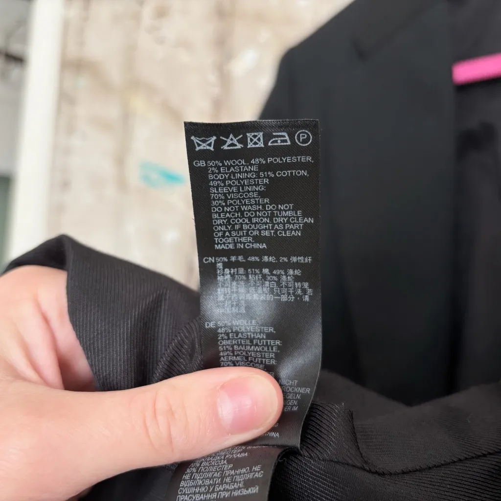 Reiss Alia Oversized Wool-Blend Blazer - Image 7