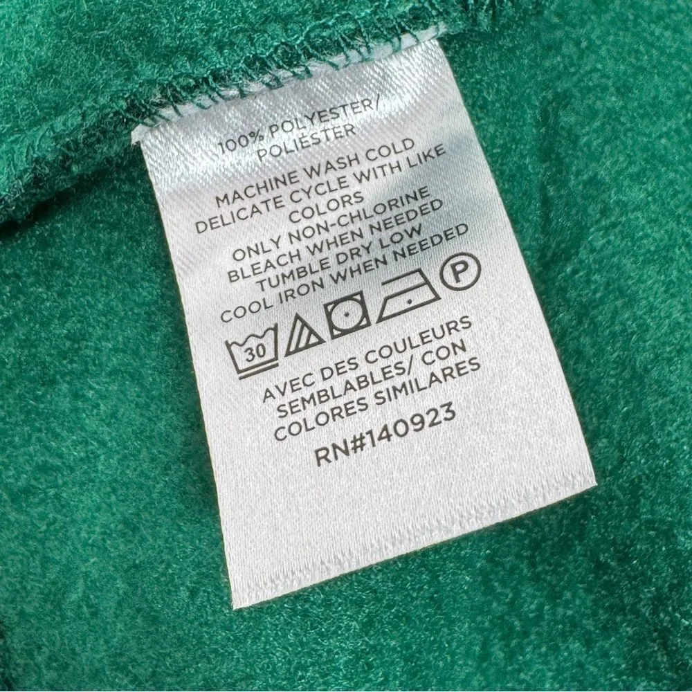 Loft Cozy Faux Sherpa Sweatshirt Shirt Green XXL 2XL - Image 12