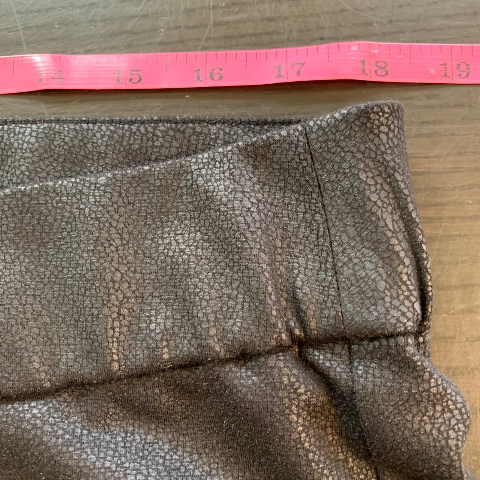 Lane Bryant Black Faux Leather Zipper Ankle Crop Pants Size 18 20‎ - Image 6