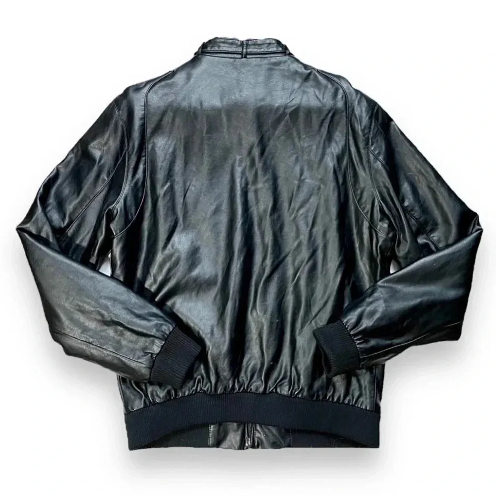 NWT  Faux Leather Iconic Racer Oversized Jacket - Image 6