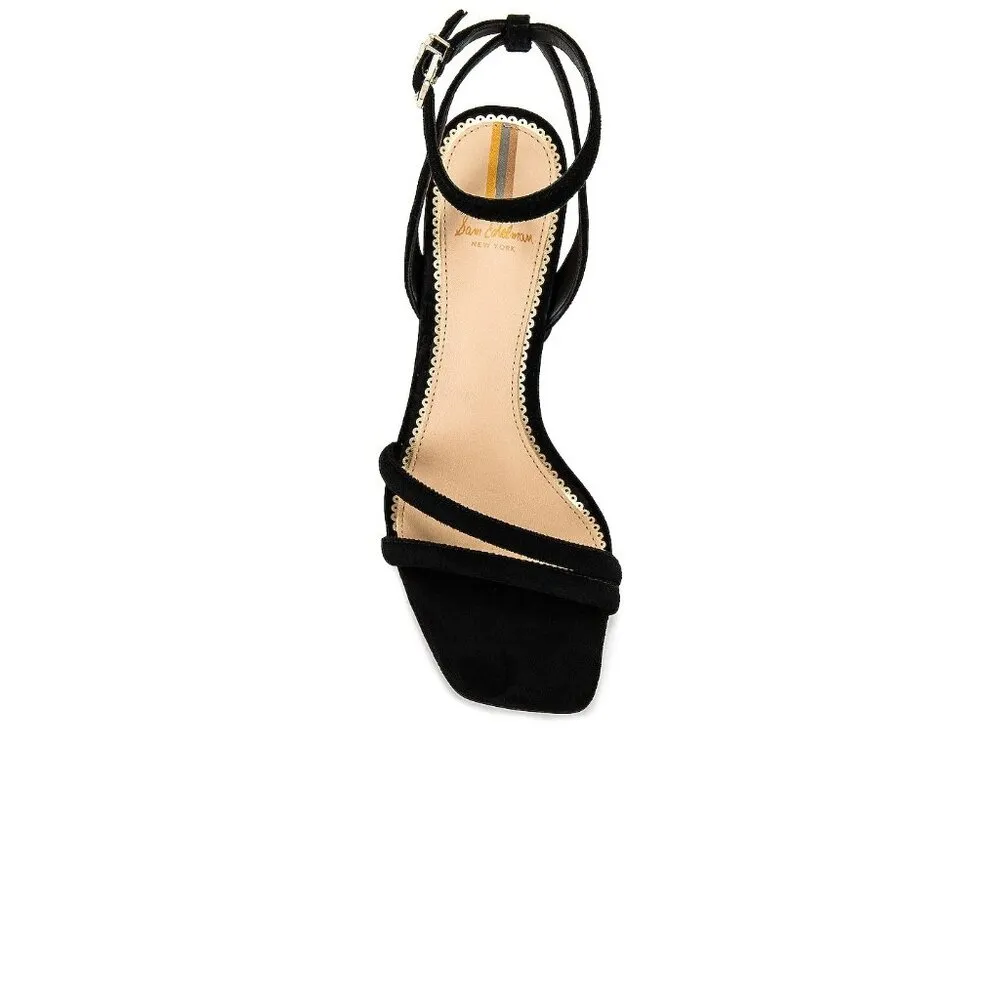 Sam Edelman Kia Sandals in Black Suede 8 With Box Womens High Heels - Image 3