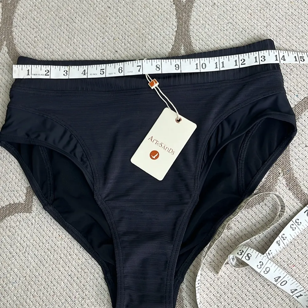 Artesands Aria Giotto High Waist bikini bottoms, 8+ Black - Image 9