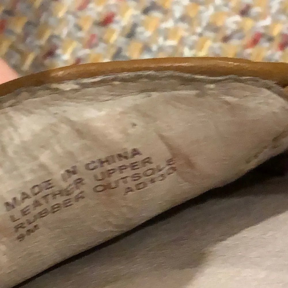 MICHAEL Michael Kors Classic Lillie Leather Moccasin Flats in Luggage Sz 9M Tan - Image 9