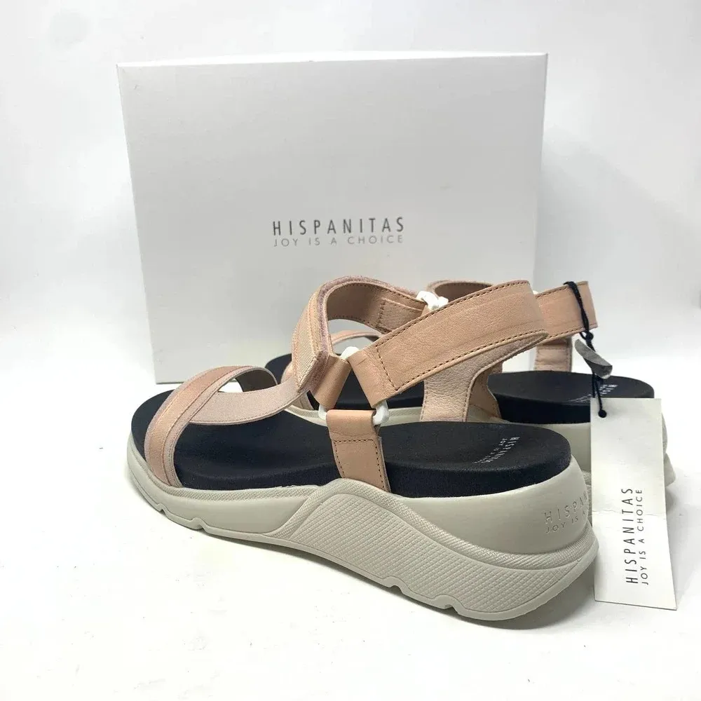 Hispanitas Brenda Platform‎ Wedge Sandal Pink 42 Size 10.5 - Image 6