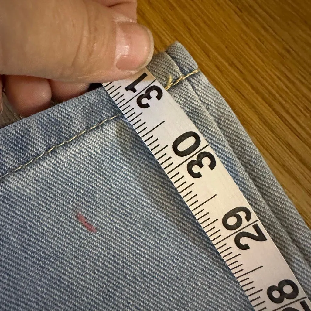 Floral Painted Denim Overalls 🌼 xl Blue - Image 8