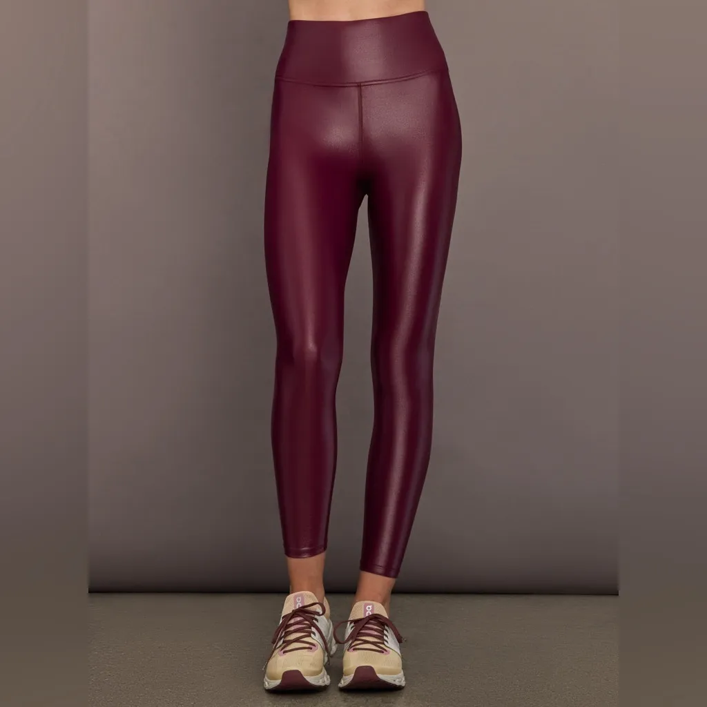 Carbon 38 Leggings Fig Red Takara Shine Size M NWT Size M - Image 3