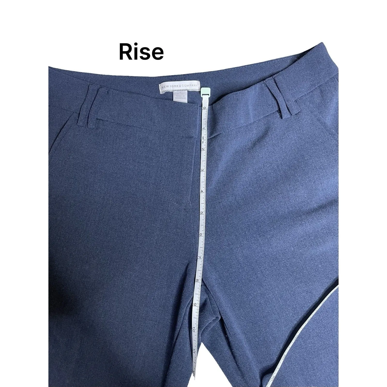 New York and company Dress pants Womens Size 4 Petite Gray - Image 7