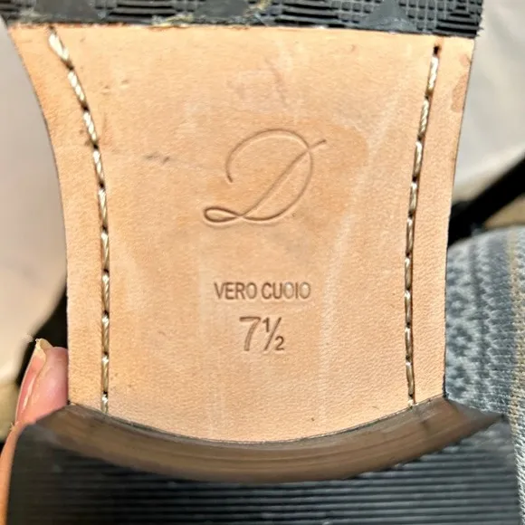 Delman Womens Tall Black Leather Knee High Zip Riding Boots~7.5~Italy - Image 8