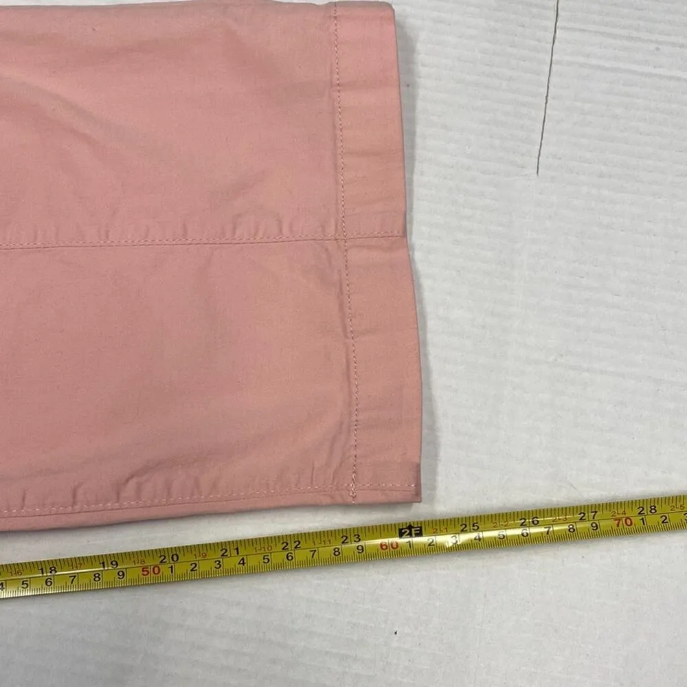 BODEN PINK STRAIGHT LEG COTTON CROP TROUSERS STRETCH SIZE 10 (b12) - Image 7