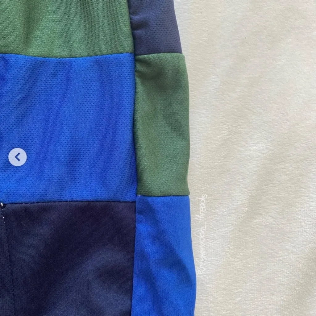 green and blue patchwork skirt - Image 11