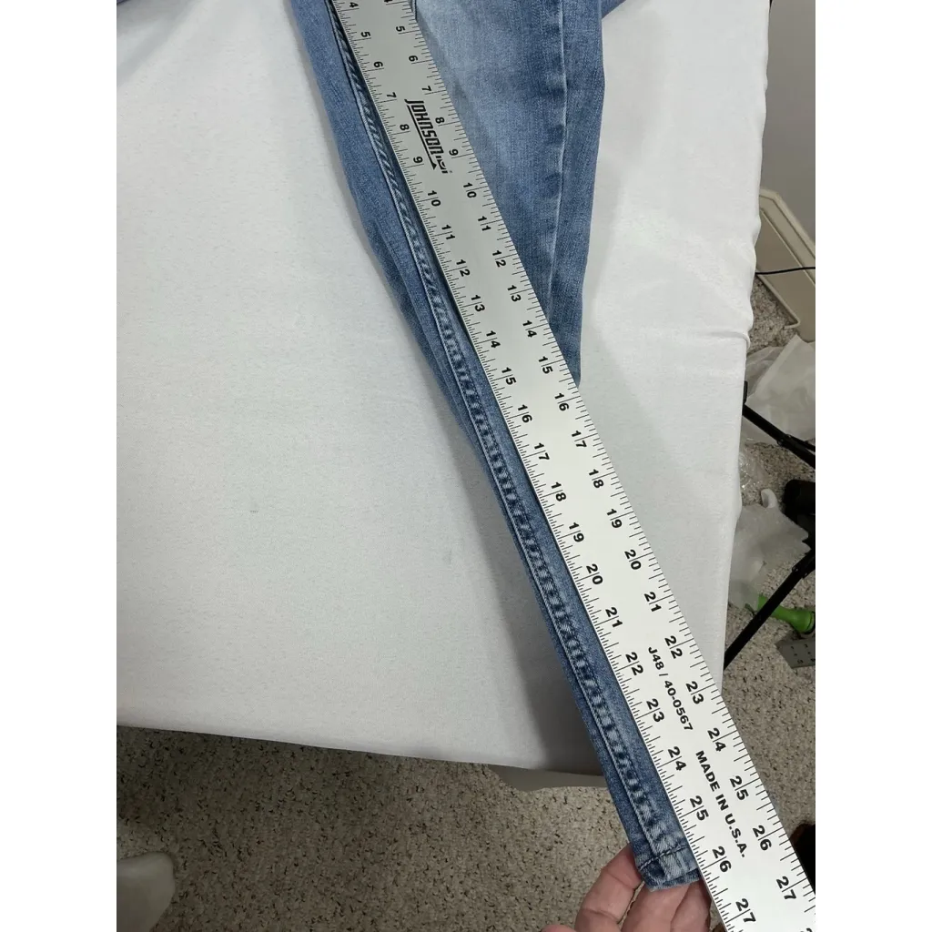 Womans Excellent Condition The Tapered Blue Jeans Size 10 Ankle - Image 8