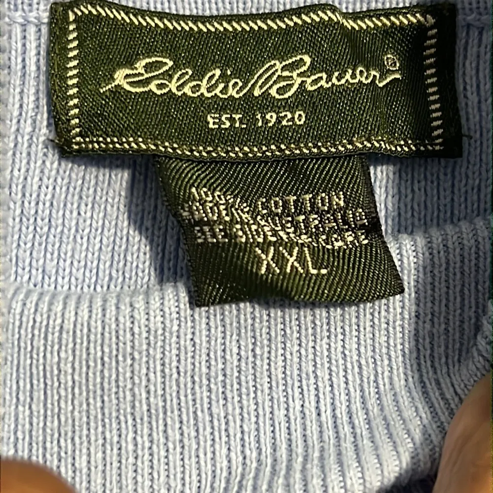 Eddie Bauer Women’s Light Blue Turtleneck - size XXL - Image 5