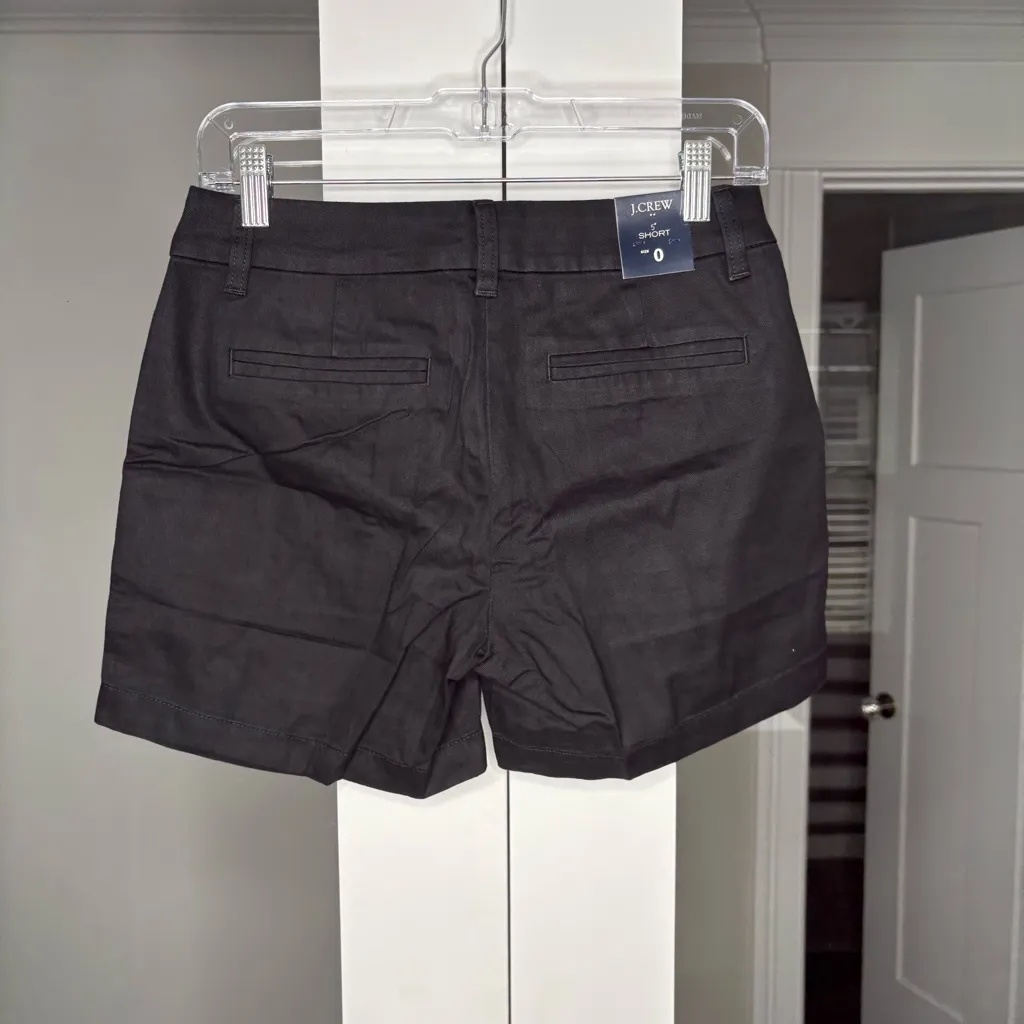 NWT J. Crew 5" Classic Chino Short Black - Image 3