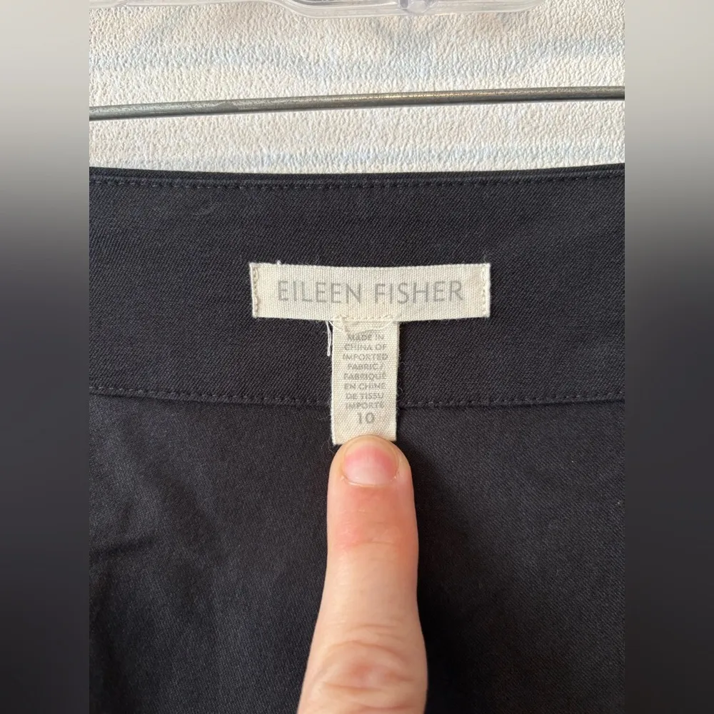 Eileen Fisher | Stretch Crepe High-Waisted Pants ankle cut | Women’s size 10 - Image 5