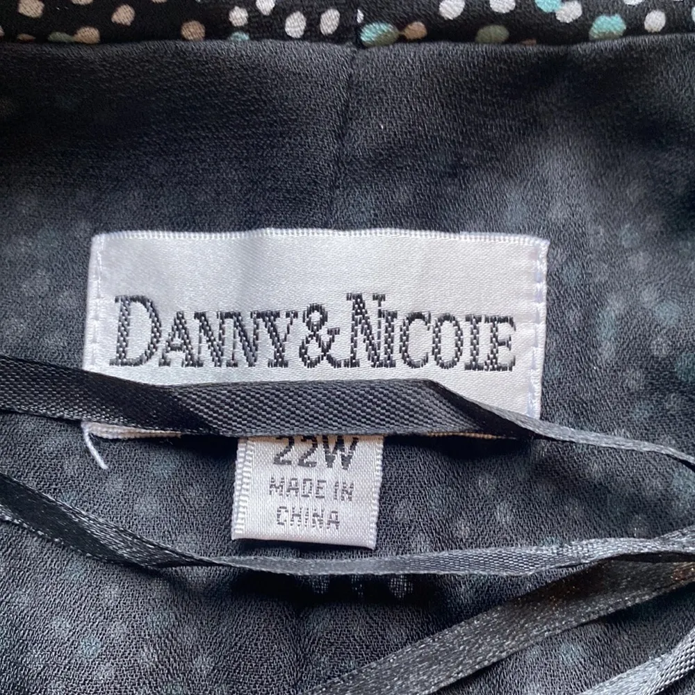 Danny & Nicole floral‎ button front blouse size 22W new workwear feminine career - Image 6