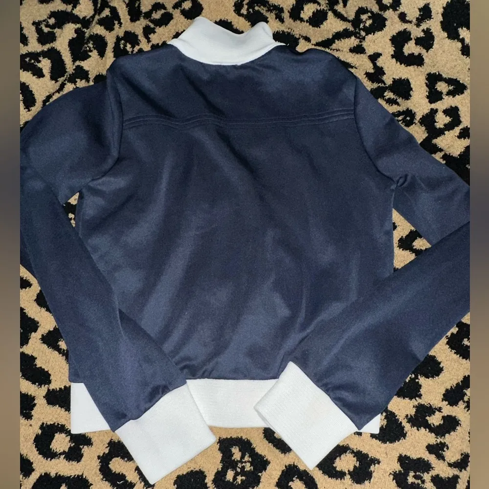 Navy & White Track Jacket Sz. S - Image 5
