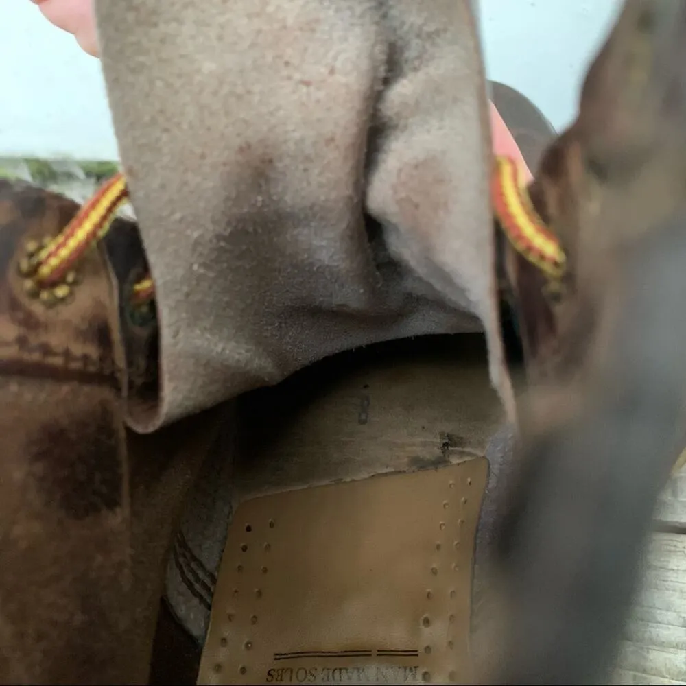 Doc Dr Martens 1460 lace up boot brown Made in England UK8/UW10 - Image 3