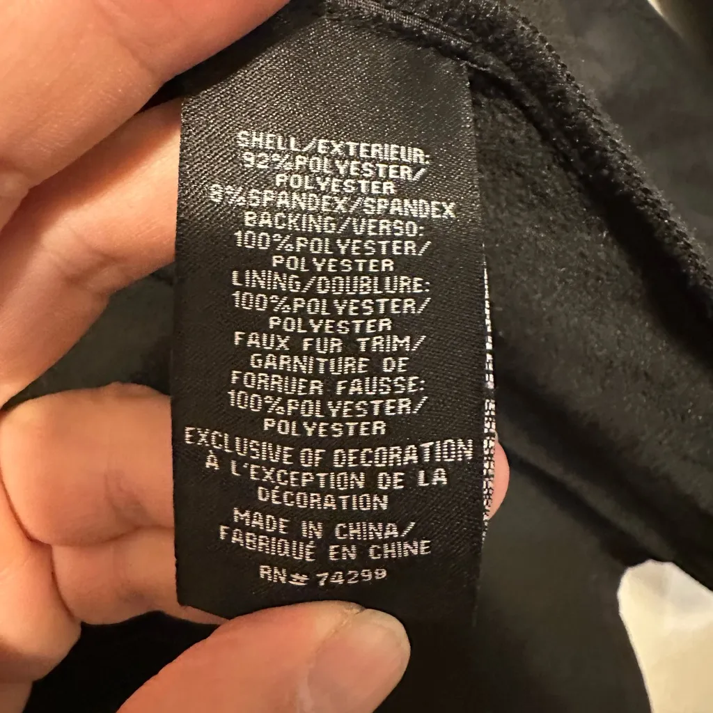 Jessica Simpson Women’s  Fleece Lined Soft Water Resistant Hodded Shell Size XL - Image 14