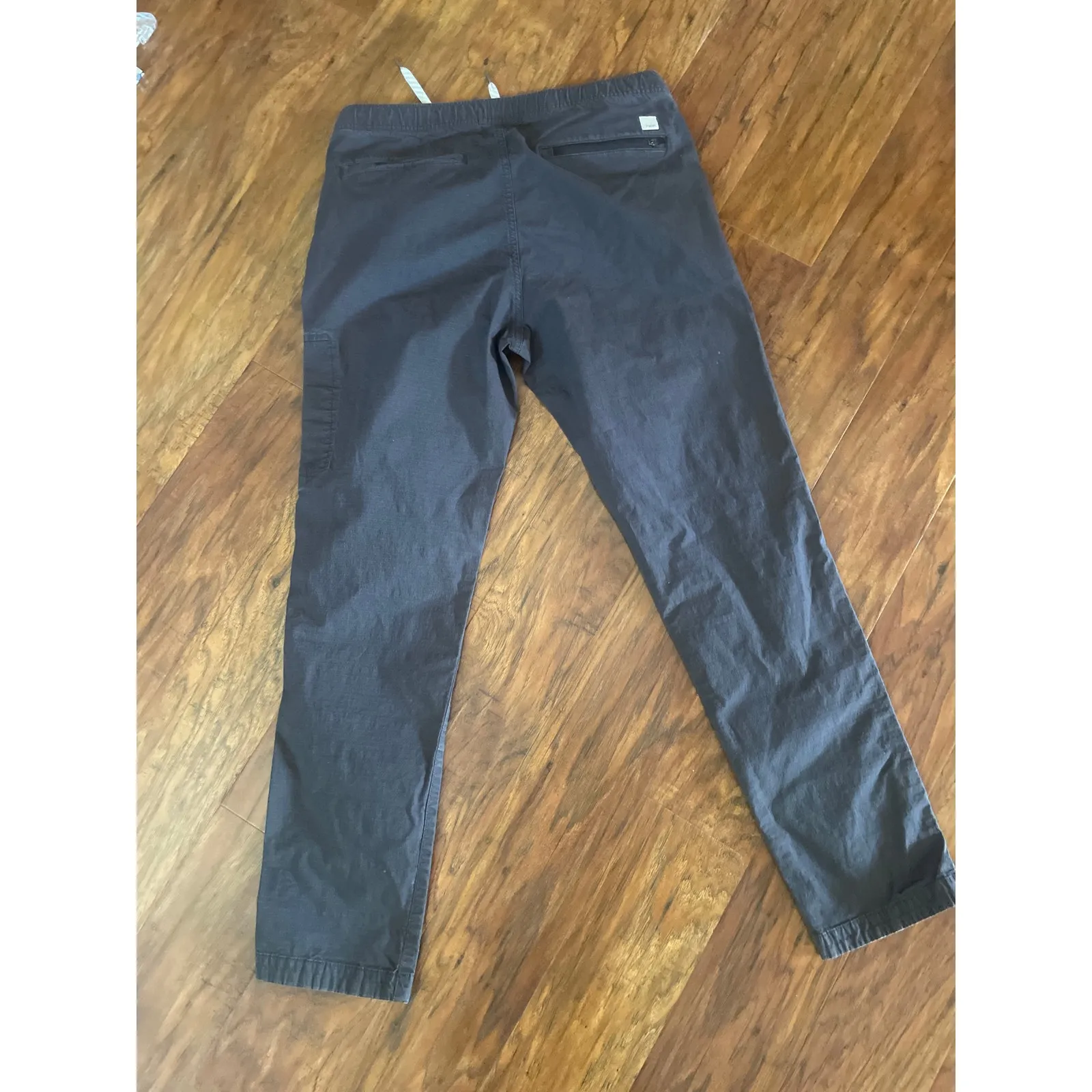 VUORI Vuori Women’s Ripstop Stretch Active Pants Large L Charcoal Drawstring - Image 3