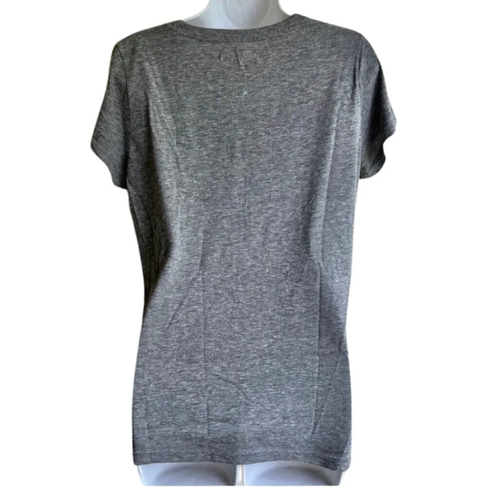 New England Patriots Distressed Gray Women’s T Shirt sz L Touch by Alyssa Milano Size L - Image 5