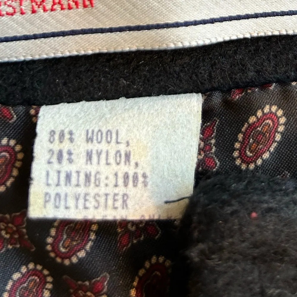 JOFELD‎ Vintage Women's Black Wool Overcoat Jacket Size M Size M - Image 13