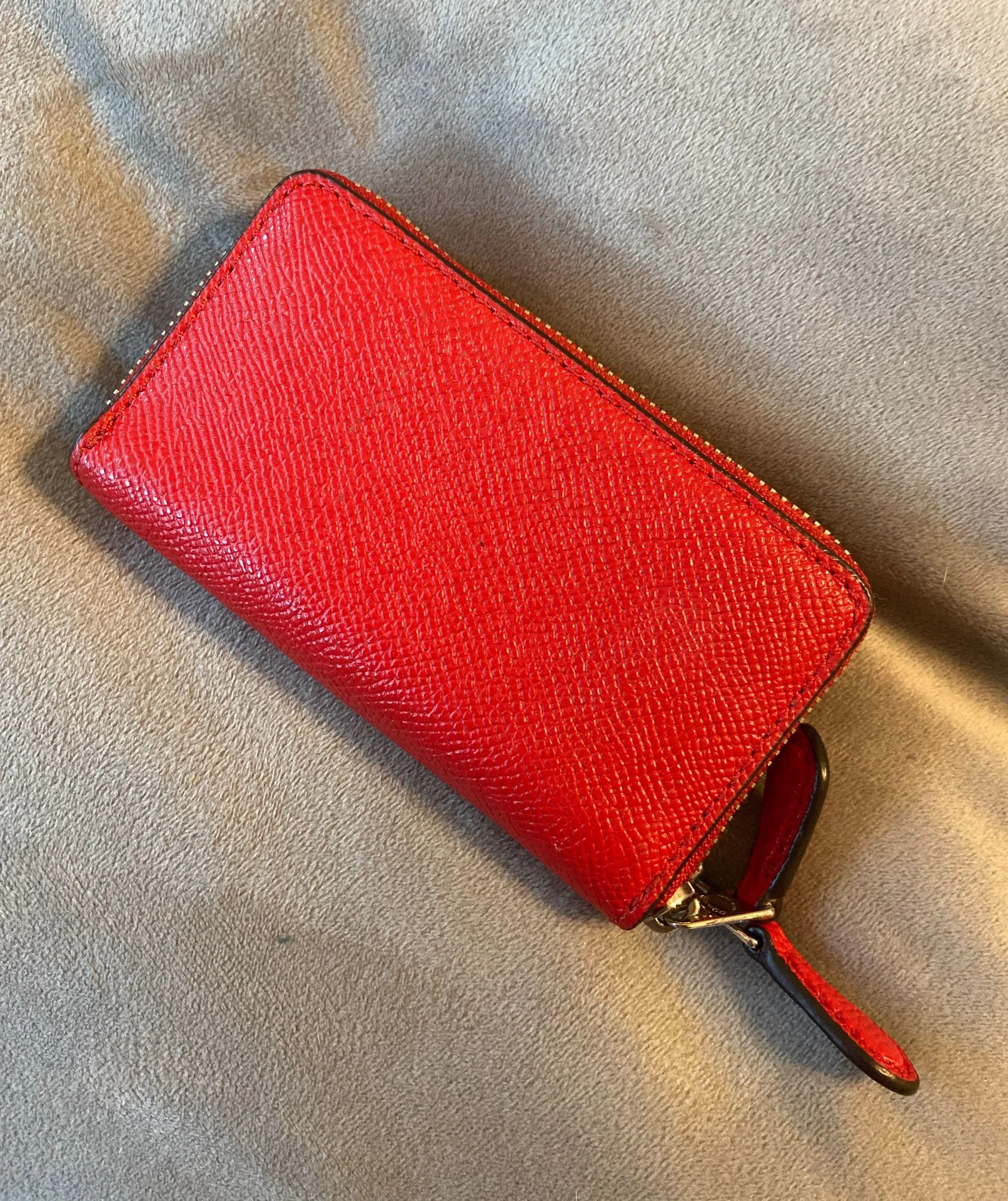 Coach Red Accordion Wallet - Image 2