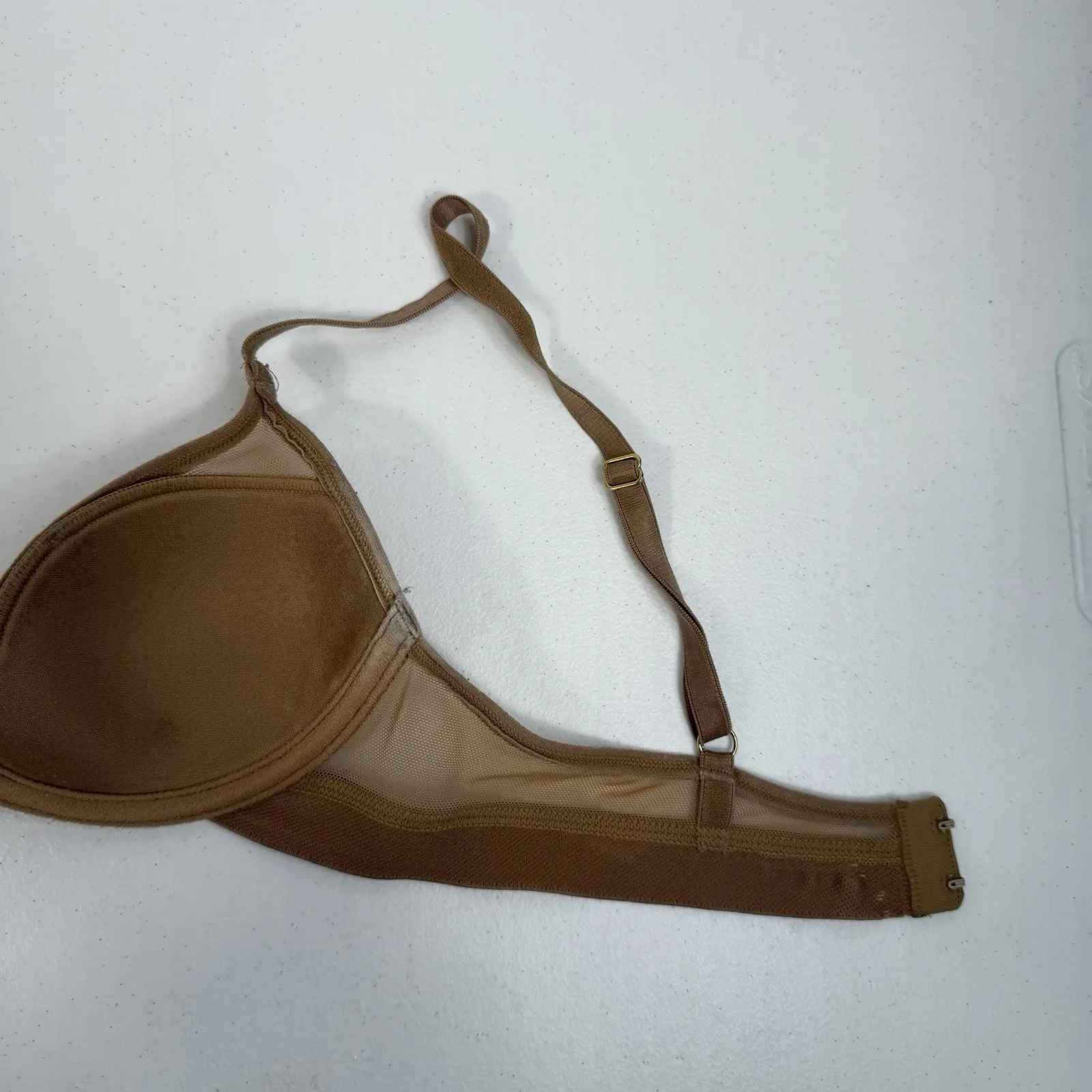 Pepper 32A Bra Mesh All You Comfort Normcore Everyday Lightly Lined Underwire Brown Size undefined - Image 10