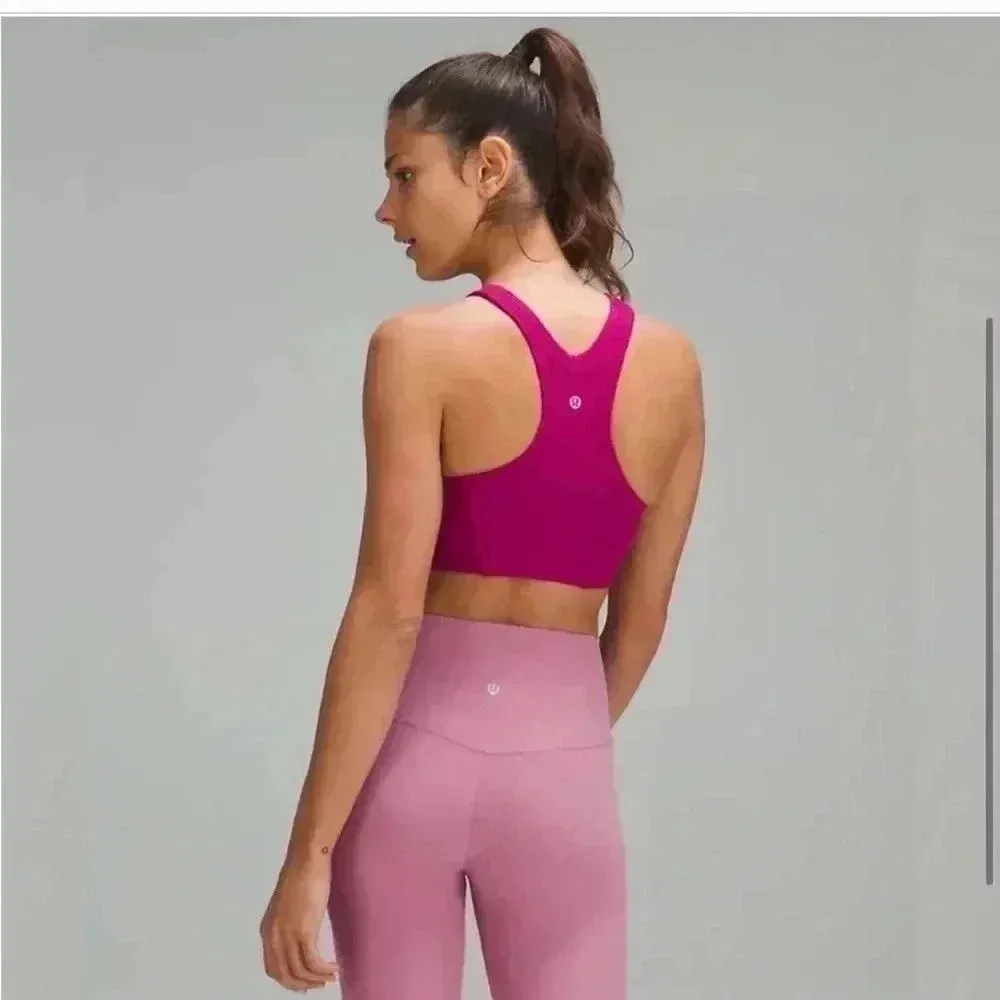 Lululemon  High Neck Ribbed Nulu Sports Bra size 12 - Image 2