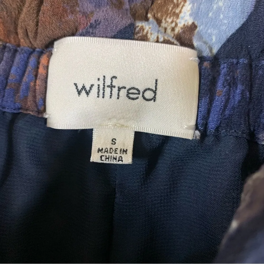 Wilfred Abstract Print Drawstring Shorts S Boho Lightweight Vacation Casual - Image 3