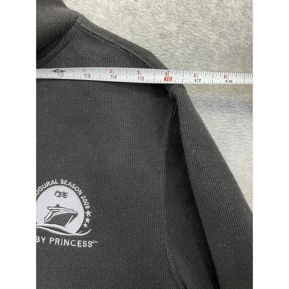 Polar Fleece Princess Cruise Ship Ruby Vintage Sweater 2008 Long Sleeve Small - Image 6