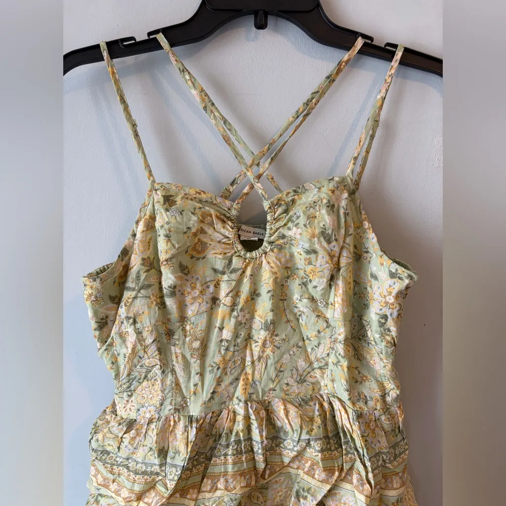 American Eagle tiered halter mini dress - Image 5