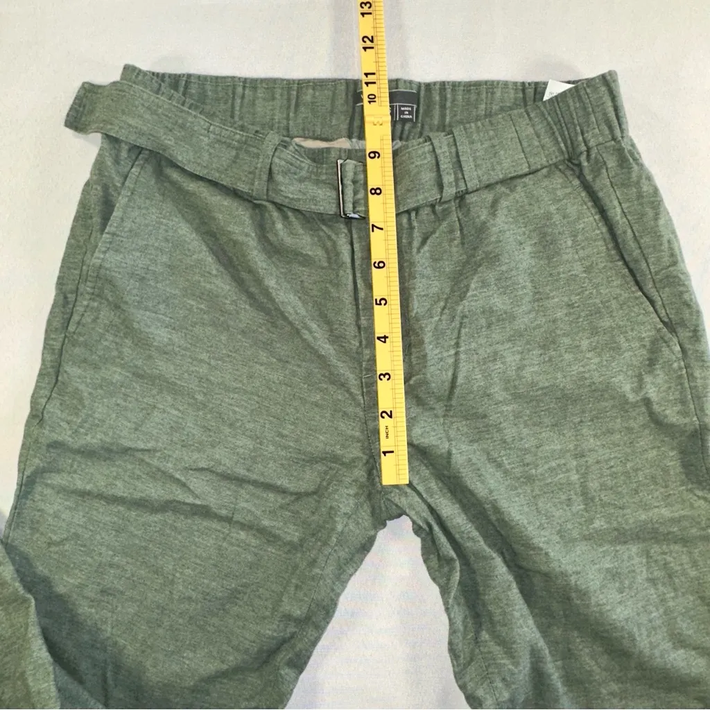 Vince Green Belted Casual Pants Elastic Waist Comfortable Size XS - Image 8