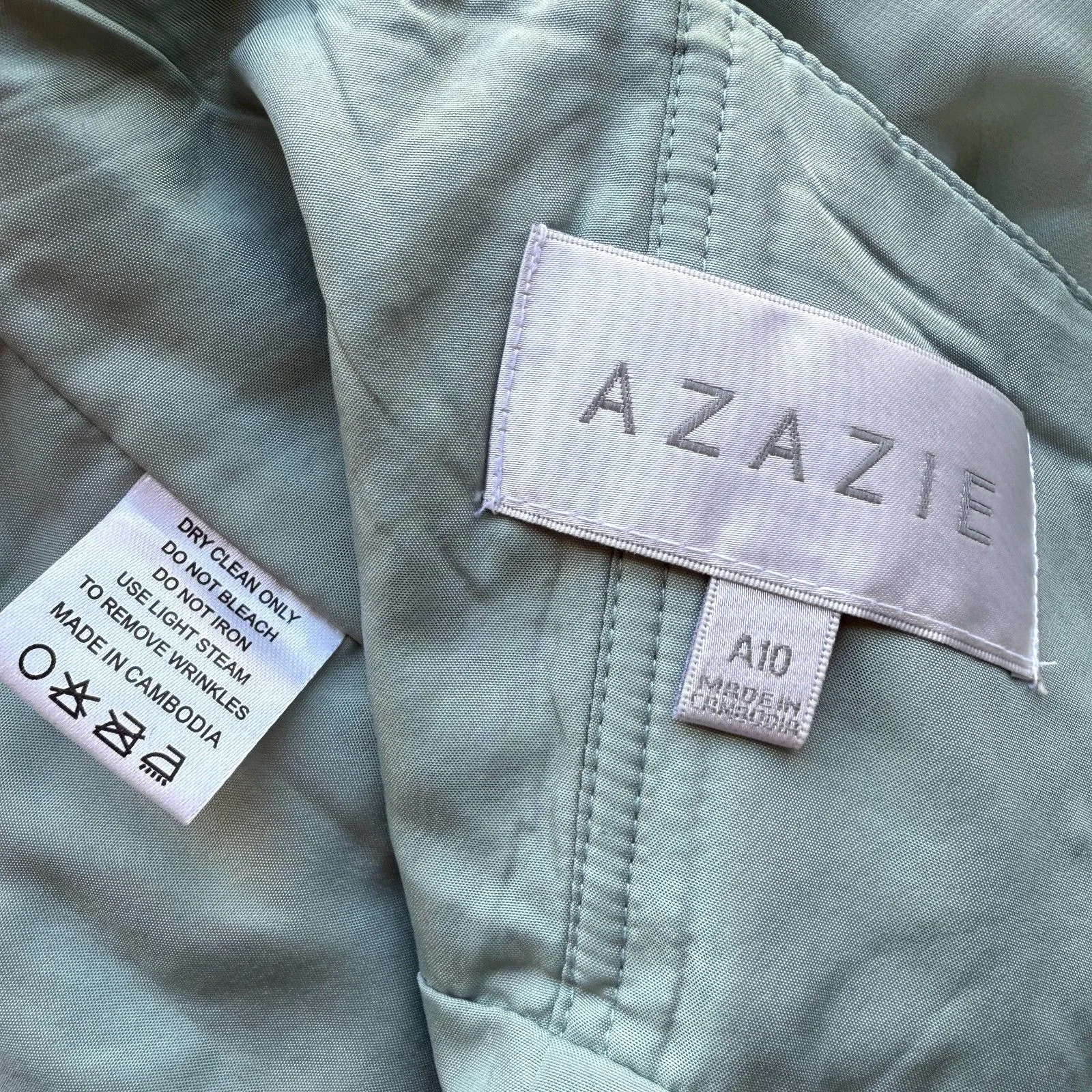 Azazie Akita A-Line Chiffon Dress Size 10 - Image 12