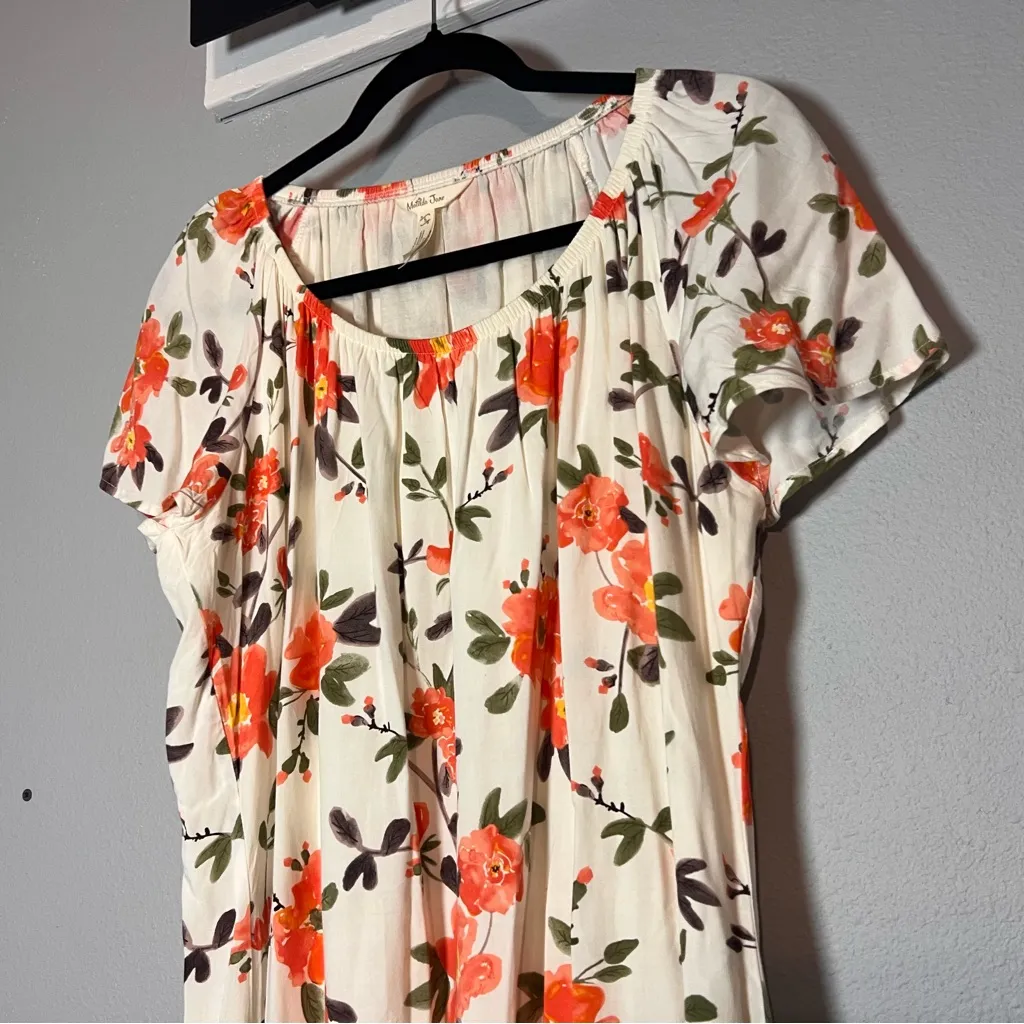 Matilda Jane Enchanted Garden Parker Floral Scoop Neck Mini Dress Size Small - Image 4