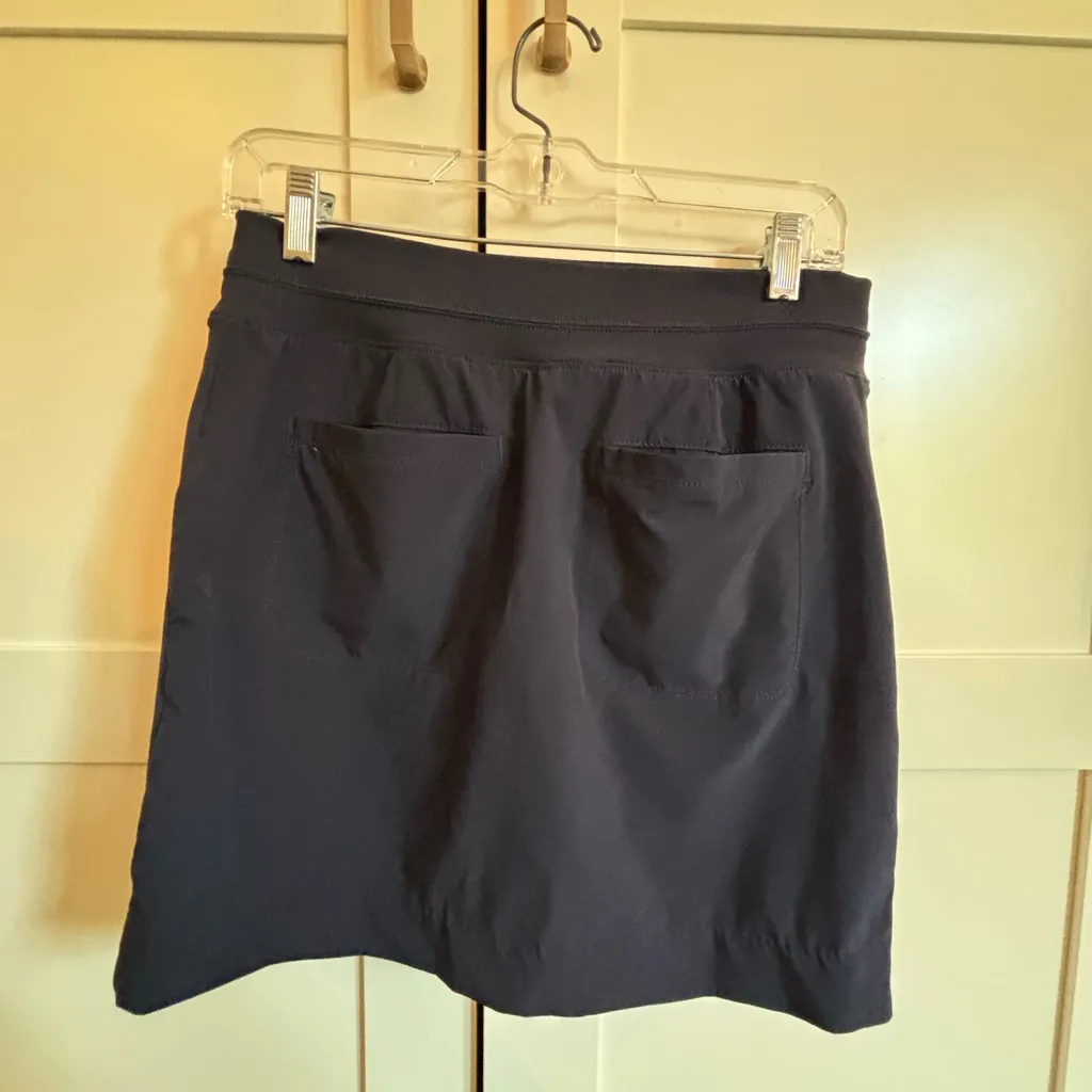 Athleta Black Soho Skort in Navy Blue Size 6 Pickleball Golf Tennis - Image 3