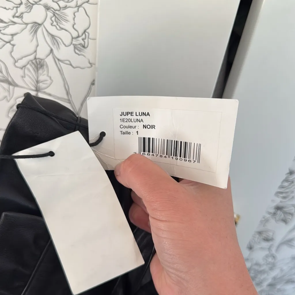 ba&sh jupe luna leather skirt - Image 8