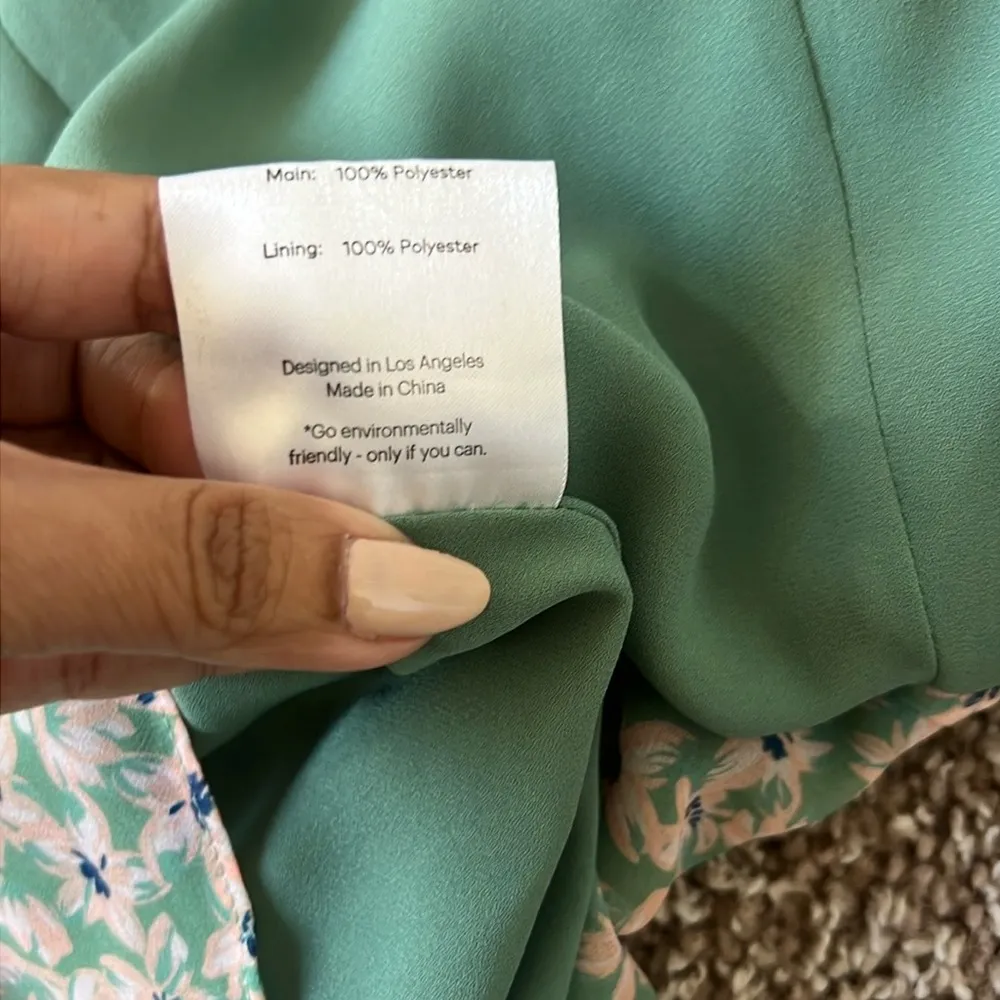 FAME & PARTNERS Floral Puff Sleeves Mini Dress - Image 8