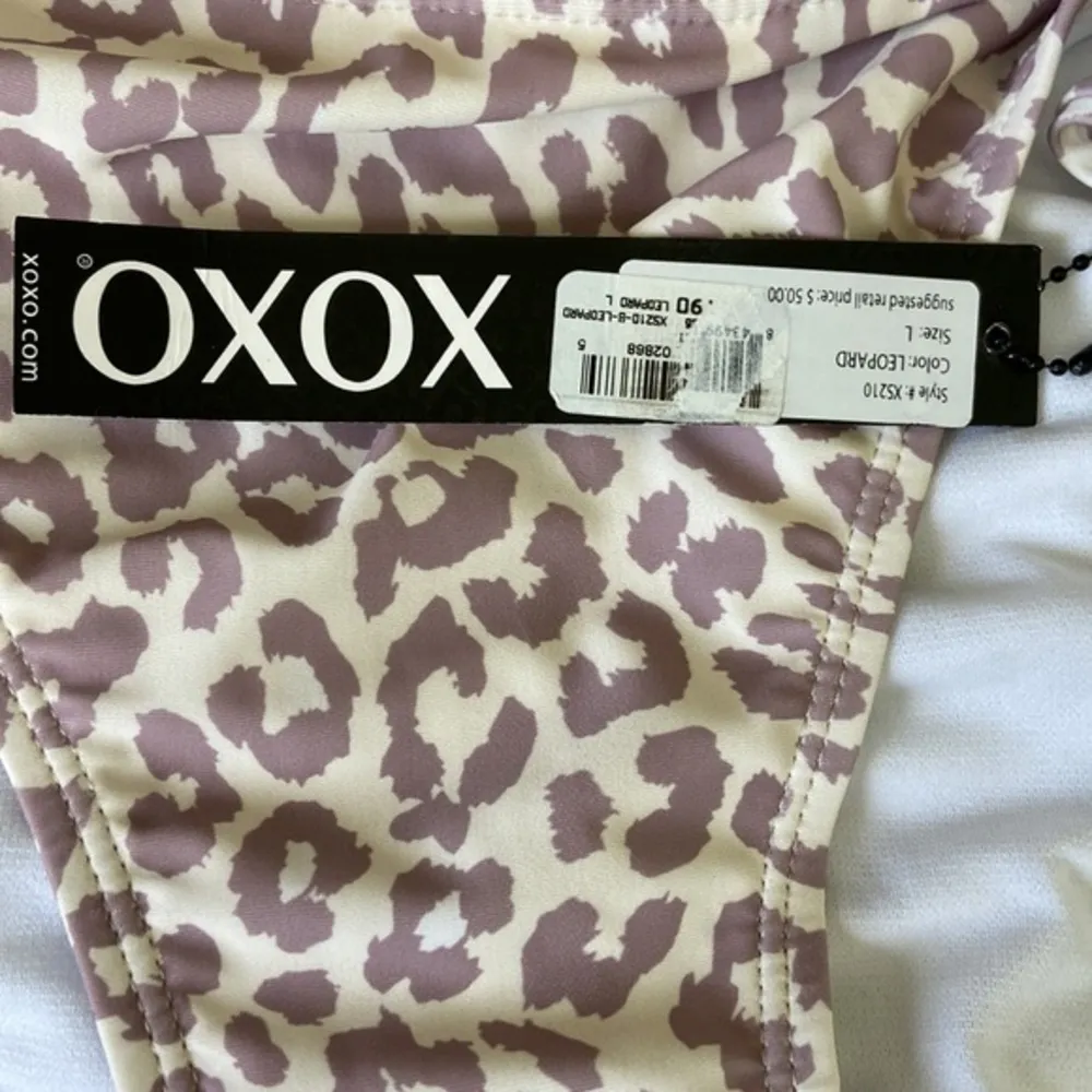 XOXO Leopard Print Hipster Bikini Bottoms Size Large NWT - Image 6