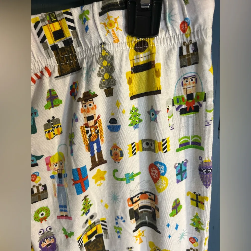 Disney Toy Story Holiday Multicolor Pajama Pants | Unisex Adult Size Medium - Image 6
