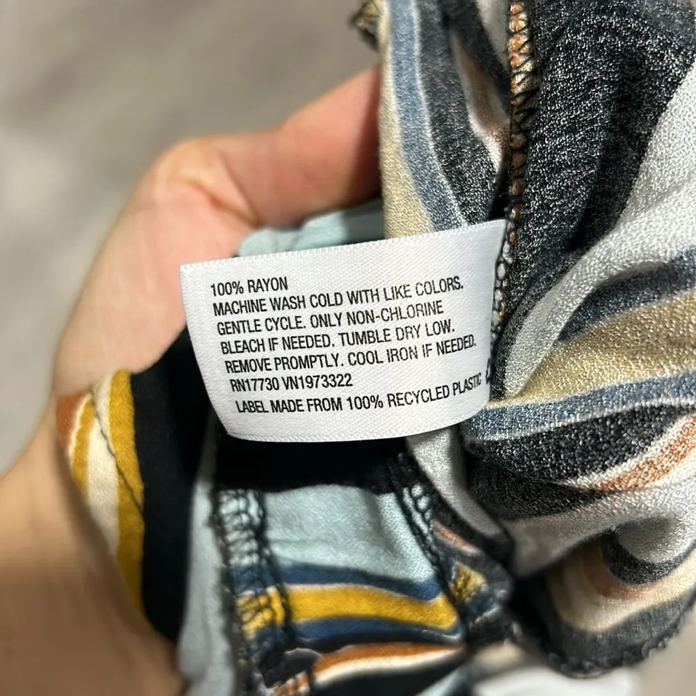 Xhilaration striped wide leg jumpsuit - Image 7