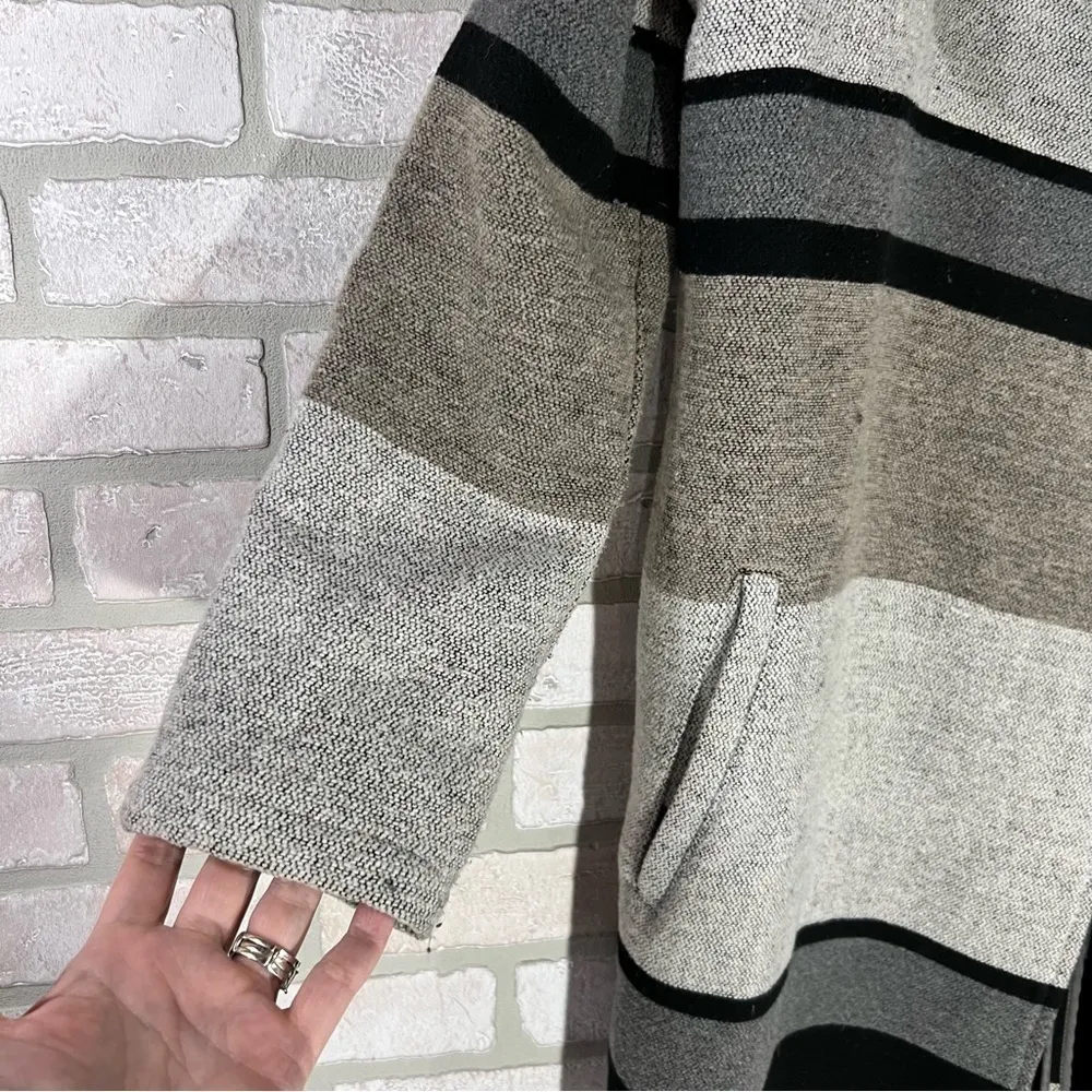 Cupcakes & Cashmere Striped Open Front Cardigan Jacket Size XS - Image 7