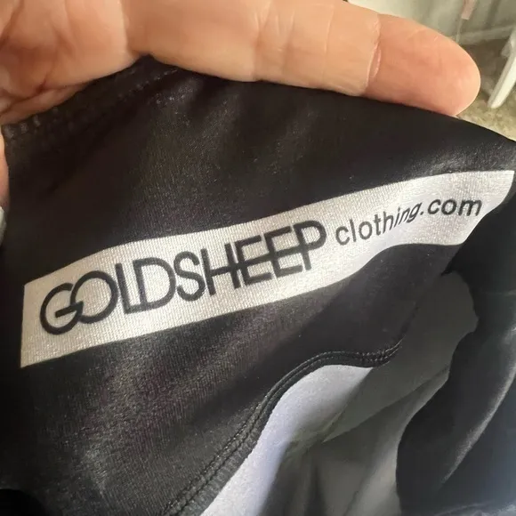 Goldsheep pineapple party‎ Capri legging XS Black - Image 4