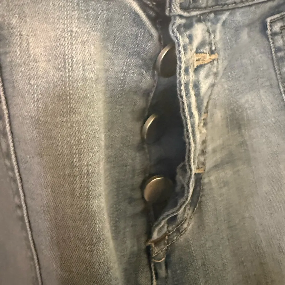 Denim Cargo Jogger Pants Gray Size L - Image 3