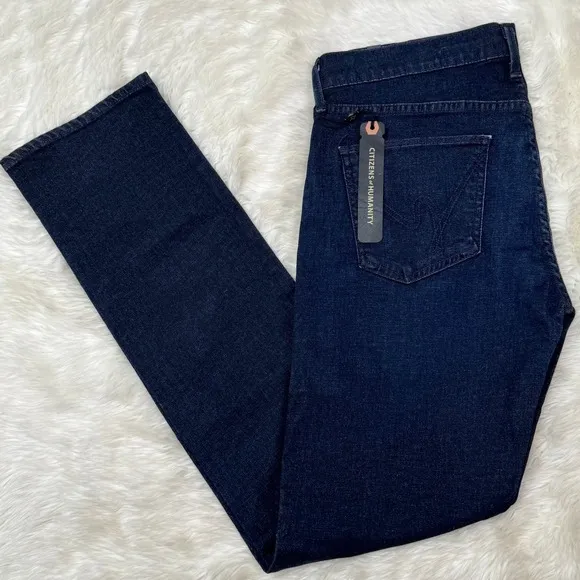 Citizens of Humanity The Ava Low Rise Straight Leg Dark Wash Denim Jeans Size 28 - Image 2
