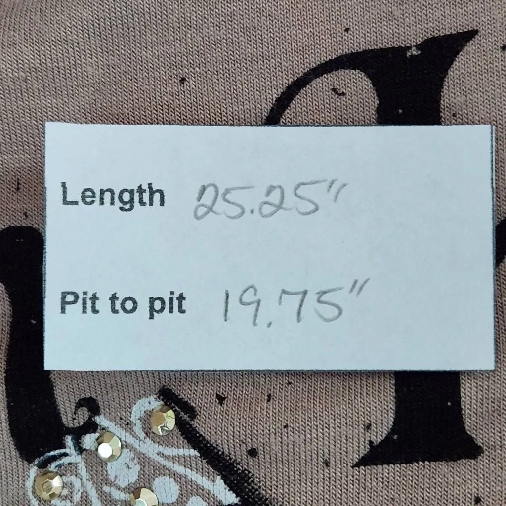 Belah & Codey Tan High Heel Graphic Print Short Sleeve Fitted Tee NWT Size XL - Image 10