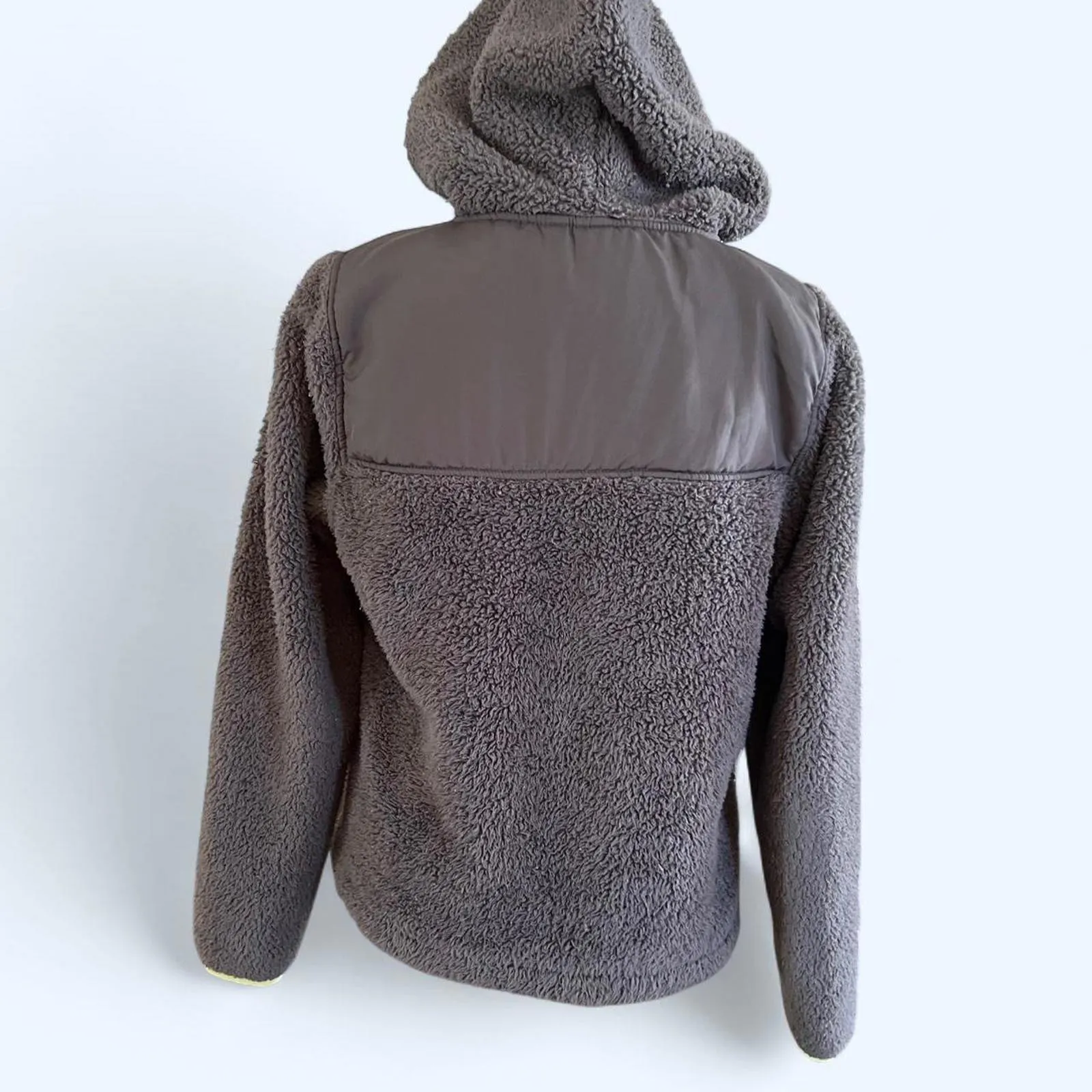 SO good for life Grey fleece jacket with Size Medium Gray - Image 4